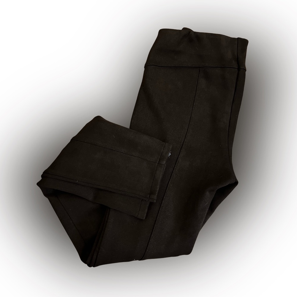 Anthropologie Brown Faux Suede Pants